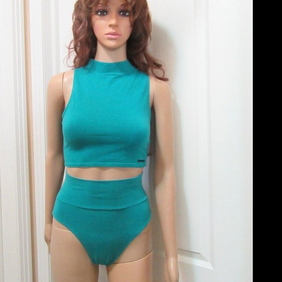 Vintage 2 Piece Bra /Tank Top Le FunSkin Medium - Picture 3 of 13